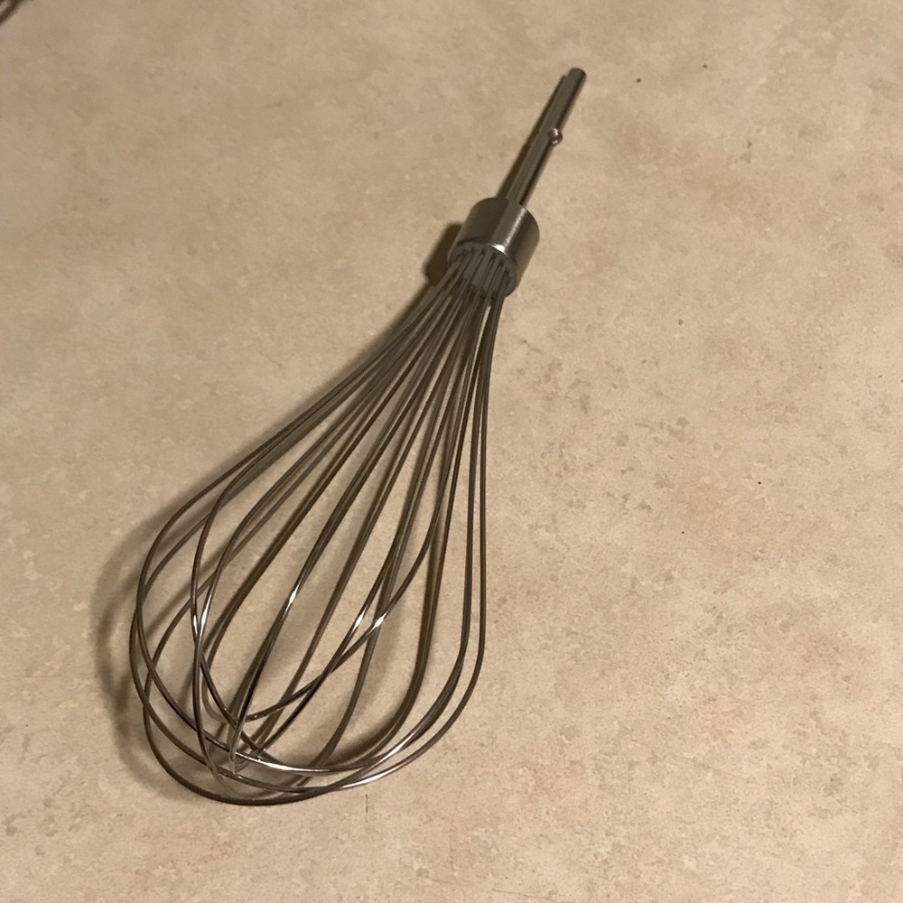 Black and Silver KitchenAid 9 Speed Hand Mixer with Attachments - Picture 7 of 13